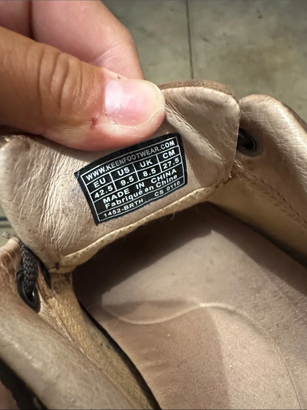 Keen durable leather